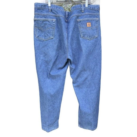 Vintage Carharrt Jeans Pants Size 46 X 30 Medium W - Picture 4 of 9